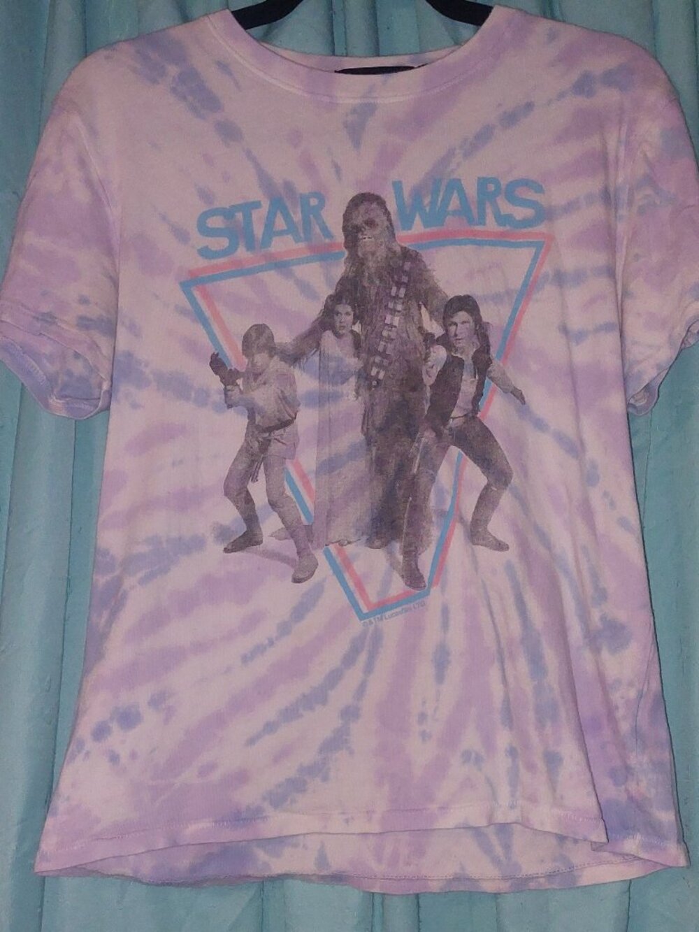 Junk Food Clothing: Star Wars Heroes Tie-Dye T-Shirt Small
